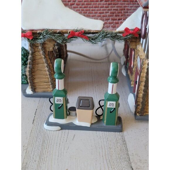 Dept 56 55012 Last Stop Gas Station snow village accessory Xmas - Picture 6 of 15
